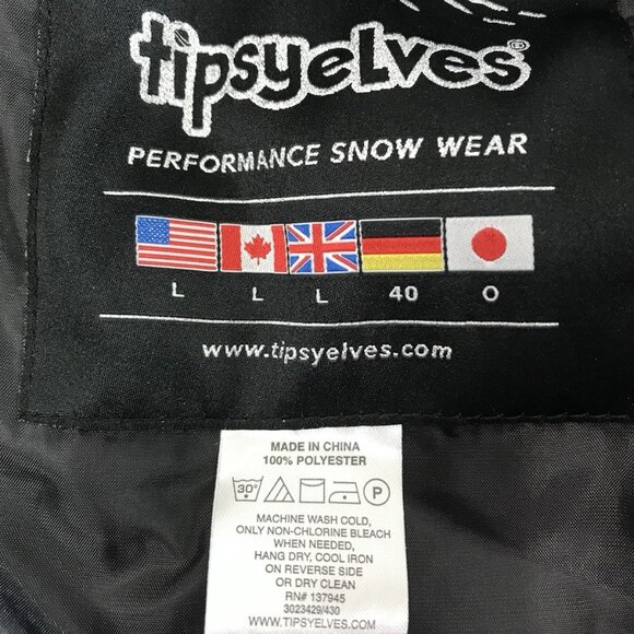 Tipsy Elves Ski Snow Suit Womens Size Large L Powder Pink Faux Fur Retro - Picture 10 of 11